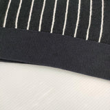FRED PERRY ニットポロシャツ サイズS ストライプ ポロシャツ ネイビー メンズ フレッドペリー【中古】5-0806S♪