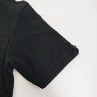FRED PERRY ボタンダウン 鹿の子 サイズS ポロシャツ ブラック メンズ フレッドペリー【中古】5-0806S♪