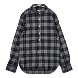 HAVERSACK ネルシャツ チェック 長袖シャツ ブラック グレー レディース ハバーサック【中古】5-1225T∞