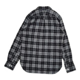 HAVERSACK ネルシャツ チェック 長袖シャツ ブラック グレー レディース ハバーサック【中古】5-1225T∞