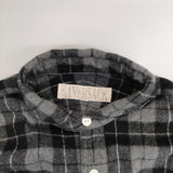 HAVERSACK ネルシャツ チェック 長袖シャツ ブラック グレー レディース ハバーサック【中古】5-1225T∞