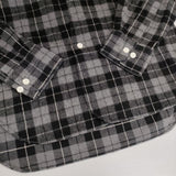 HAVERSACK ネルシャツ チェック 長袖シャツ ブラック グレー レディース ハバーサック【中古】5-1225T∞