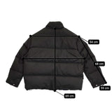 COMOLI コットンナイロンダウン サイズ1 定価176000円 A03-01023 ダウンジャケット 24AW ブラック メンズ コモリ【中古】5-0718A♪