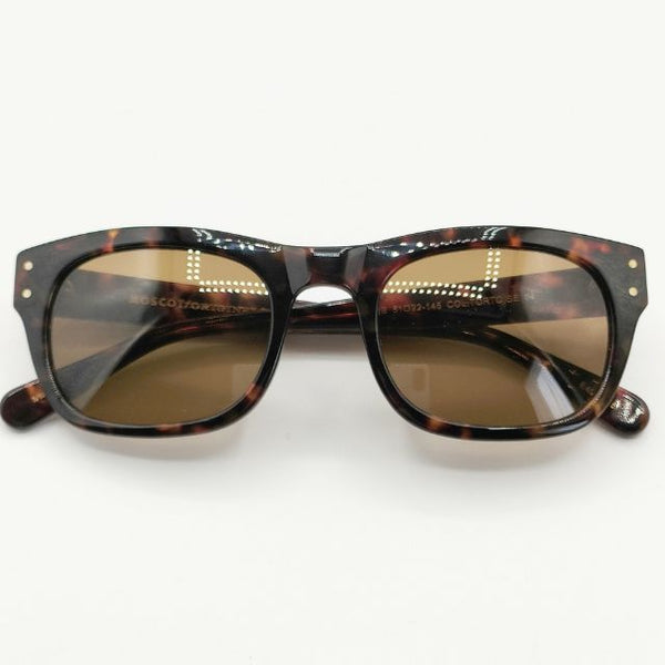 MOSCOT 新品 NEBB ネブ 定価49500円 眼鏡 51-22-145 サングラス ブラウン ブラック モスコット【中古】5-0910G∞
