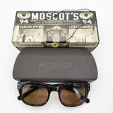 MOSCOT 新品 NEBB ネブ 定価49500円 眼鏡 51-22-145 サングラス ブラウン ブラック モスコット【中古】5-0910G∞