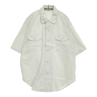 or Slow オープンカラーシャツ サイズ4 半袖シャツ ライトグリーン メンズ オアスロウ【中古】5-0806S♪