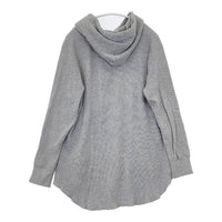 BEAMS BOY/Healthknit サーマル コットン パーカー グレー レディース ビームスボーイ/ヘルスニット【中古】5-1004M∞
