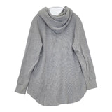 BEAMS BOY/Healthknit サーマル コットン パーカー グレー レディース ビームスボーイ/ヘルスニット【中古】5-1004M∞