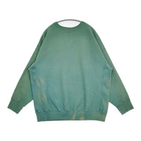 BOWWOW 未使用品 CHAIN GANG SWEATSHIRTS AGING XL 定価28600円 ダメージ加工 スウェット 24AW グリーン メンズ バウワウ【中古】5-0731M♪