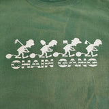 BOWWOW 未使用品 CHAIN GANG SWEATSHIRTS AGING XL 定価28600円 ダメージ加工 スウェット 24AW グリーン メンズ バウワウ【中古】5-0731M♪