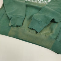 BOWWOW 未使用品 CHAIN GANG SWEATSHIRTS AGING XL 定価28600円 ダメージ加工 スウェット 24AW グリーン メンズ バウワウ【中古】5-0731M♪