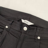 Name. OVER LAPPED SEAM SLIM PANTS 定価29700円 カットオフ パンツ 23SS ブラック メンズ ネーム【中古】5-1106G∞