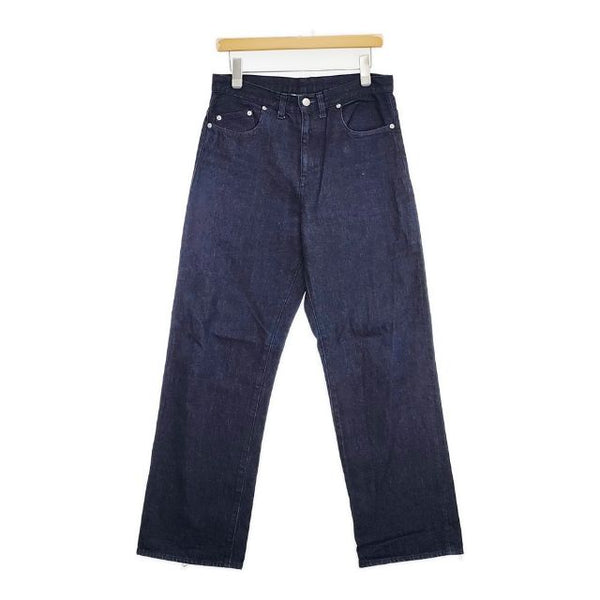 Name. NMPT-21AW-001 DENIM STRAIGHT PANTS 定価24200円 ジーンズ デニムパンツ ネイビー メンズ ネーム【中古】5-1106G∞
