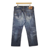 Levi's EU504-0003 504 ストレートデニム ジーンズ サイズ34 デニムパンツ ネイビー メンズ リーバイス【中古】5-1106G∞