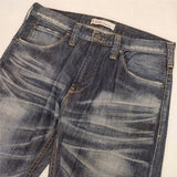 Levi's EU504-0003 504 ストレートデニム ジーンズ サイズ34 デニムパンツ ネイビー メンズ リーバイス【中古】5-1106G∞