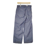 WELLDER ファイブポケット ワイド トラウザー 定価29700円 WM22SPT06 パンツ ブルー メンズ ウェルダー【中古】5-1023M∞