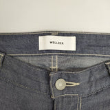 WELLDER ファイブポケット ワイド トラウザー 定価29700円 WM22SPT06 パンツ ブルー メンズ ウェルダー【中古】5-1023M∞