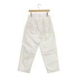 nuterm 102PT-021S Two Tuck Wide Trousers ポリエステルコットン タックワイド パンツ オフホワイト メンズ ニューターム【中古】5-1204G∞