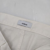 nuterm 102PT-021S Two Tuck Wide Trousers ポリエステルコットン タックワイド パンツ オフホワイト メンズ ニューターム【中古】5-1204G∞