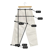 nuterm 102PT-021S Two Tuck Wide Trousers ポリエステルコットン タックワイド パンツ オフホワイト メンズ ニューターム【中古】5-1204G∞