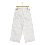nuterm 003PT-021W Wide Trousers コットン ワイド パンツ ホワイト メンズ ニューターム【中古】5-1204G∞