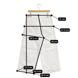 nuterm 003PT-021W Wide Trousers コットン ワイド パンツ ホワイト メンズ ニューターム【中古】5-1204G∞