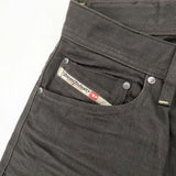 DIESEL BRADDOM 28インチ ジーンズ デニムパンツ グレー メンズ ディーゼル【中古】5-1106G∞