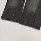 DIESEL TIMMEN スタッズ ダメージ加工 27インチ ジーンズ デニムパンツ グレー メンズ ディーゼル【中古】5-1106G∞