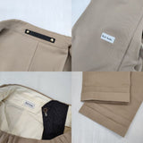 Paul Smith 2Bジャケット コットンストレッチ パンツ スーツ セットアップ ベージュ メンズ ポール・スミス【中古】5-1106M∞
