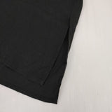 nuterm ICONS別注 コットン シルク バンドカラー プルオーバー 長袖シャツ ブラック メンズ ニューターム【中古】5-1106M∞