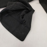 nuterm ICONS別注 コットン シルク バンドカラー プルオーバー 長袖シャツ ブラック メンズ ニューターム【中古】5-1106M∞