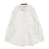 nuterm ICONS別注 004SH-022S コットン ボタンダウン 長袖シャツ ホワイト メンズ ニューターム【中古】5-1106M∞