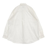 nuterm ICONS別注 004SH-022S コットン ボタンダウン 長袖シャツ ホワイト メンズ ニューターム【中古】5-1106M∞