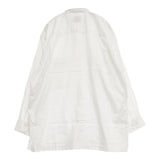 nuterm 002SH-021W アーミーシャツ コットン オーバーサイズ 長袖シャツ ホワイト メンズ ニューターム【中古】5-1225M∞