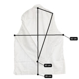 nuterm 002SH-021W アーミーシャツ コットン オーバーサイズ 長袖シャツ ホワイト メンズ ニューターム【中古】5-1225M∞