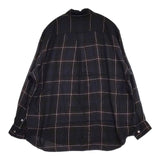 WELLDER WM22SSH04 STANDARD SHIRT レーヨン チェック 長袖シャツ ブラック ワインレッド ネイビー メンズ ウェルダー【中古】5-1106M∞