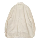 Name. DENIM COVERALLS NMJK-21AW-001 カバーオール デニムジャケット キナリ ベージュ メンズ ネーム【中古】5-1225M∞