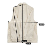 Name. DENIM COVERALLS NMJK-21AW-001 カバーオール デニムジャケット キナリ ベージュ メンズ ネーム【中古】5-1225M∞