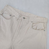 Name. DENIM STRAIGHT PANTS 定価24200円 NMPT-21AW-001 ジーンズ デニムパンツ キナリ ベージュ メンズ ネーム【中古】5-1225G∞