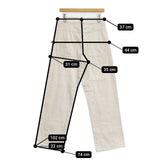 Name. DENIM STRAIGHT PANTS 定価24200円 NMPT-21AW-001 ジーンズ デニムパンツ キナリ ベージュ メンズ ネーム【中古】5-1225G∞