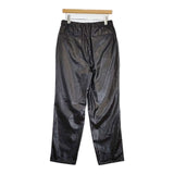 WELLDER WM21APT02 Tapered Trousers 定価30800円 フェイクレザー パンツ ブラック メンズ ウェルダー【中古】5-1106T∞