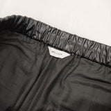 WELLDER WM21APT02 Tapered Trousers 定価30800円 フェイクレザー パンツ ブラック メンズ ウェルダー【中古】5-1106T∞