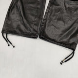 WELLDER WM21APT02 Tapered Trousers 定価30800円 フェイクレザー パンツ ブラック メンズ ウェルダー【中古】5-1106T∞