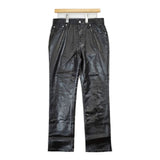 SEFR Séfr セファ LONDRE TROUSER 合皮 フェイクレザー パンツ ブラック メンズ【中古】5-1127T∞