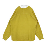 KIIT ワッフル サーマル 長袖Ｔシャツ カットソー ロンＴ イエロー メンズ キート【中古】5-1023M∞