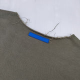 semoh ALBINI アルビニ コットン 切りっぱなし スウェット カーキ メンズ セモー【中古】5-1201M∞