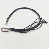 Paul Smith レザー 真鍮 ウォレットコード ウォレットチェーン ブラック メンズ ポール・スミス【中古】5-1012G∞