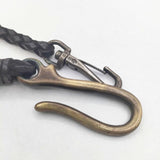 Paul Smith レザー 真鍮 ウォレットコード ウォレットチェーン ブラック メンズ ポール・スミス【中古】5-1012G∞