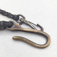 Paul Smith レザー 真鍮 ウォレットコード ウォレットチェーン ブラック メンズ ポール・スミス【中古】5-1012G∞