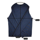 Name. BORDER LONG SLEEVE TEE nmcu-21aw-002 長袖Ｔシャツ カットソー ロンＴ ブルー ブラック メンズ ネーム【中古】5-1201M∞